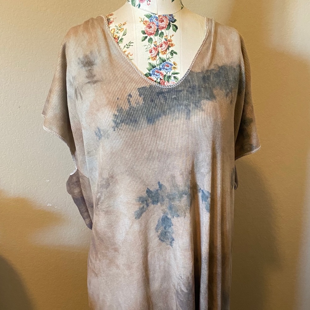 Over sized tye dye dress